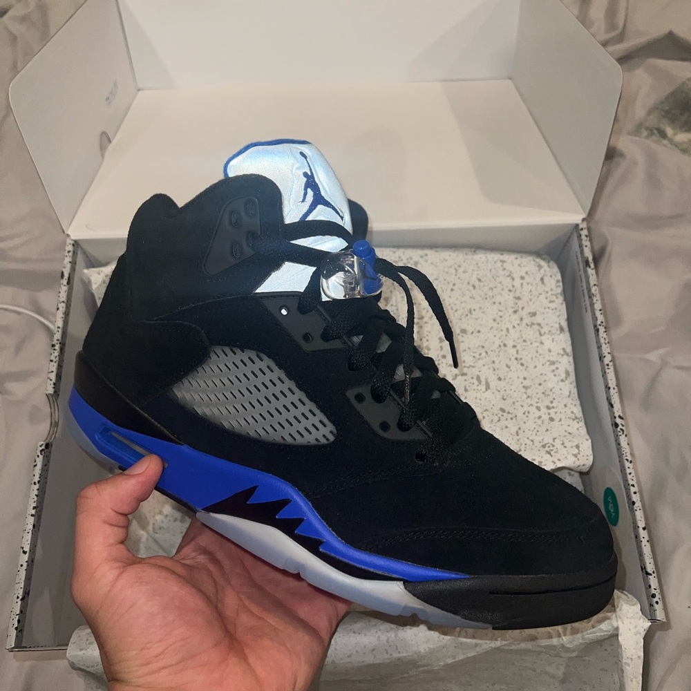 Jordan 5 racer blue brand new